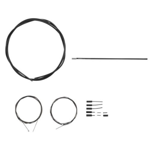 Shift cable and housing set Shimano DURA-ACE R9100 polymer-coated black
