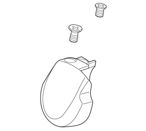 Vāks par Pārslēdzēja rokturism Shimano ULTEGRA ST-6800 right with fixing screw