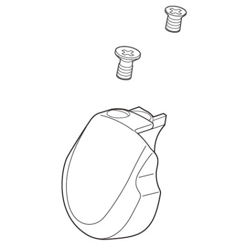 Vāks par Pārslēdzēja rokturism Shimano ULTEGRA ST-6800 right with fixing screw