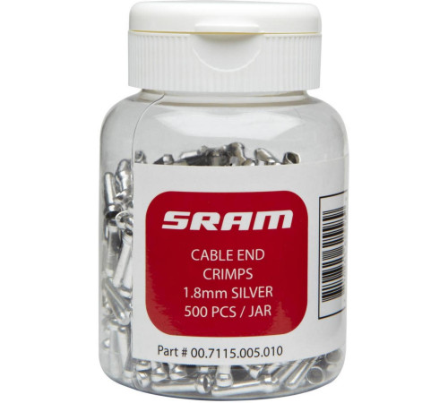 Trose uzgalis SRAM 1.8mm 500gab. bottle silver