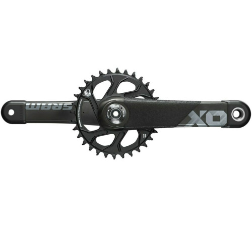 Priekšējie zobratu bloks SRAM X01 All Downhill DUB 34T black-165MM