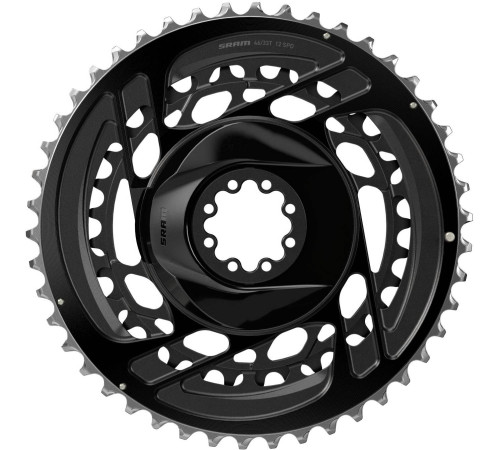 Priekšējo ķēdes riteņu komplekts SRAM Road Force D2 Direct-Mount 12-speed 46-33T black