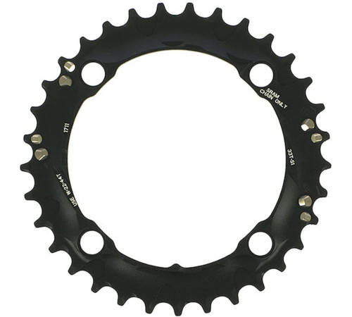 Priekšējā ķēdes riteņa SRAM MTB BB30 120mm alu 2x10-speed 39T black