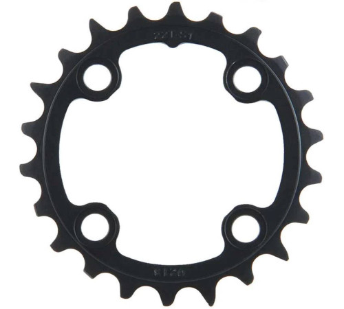 Priekšējā ķēdes riteņa SRAM MTB 64mm alu 2x10-speed 22T black