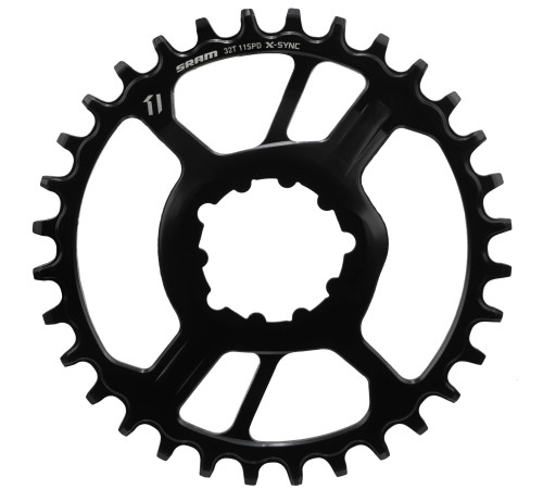 Priekšējā ķēdes riteņa SRAM MTB X-Sync Direct Mount steel 11-speed 3mm offset 32T black