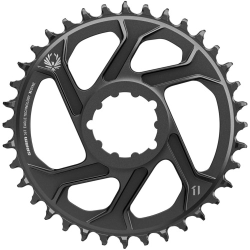 Chainring SRAM MTB Eagle X-Sync2 Direct Mount alu 11-speed 6mm offset 36T black