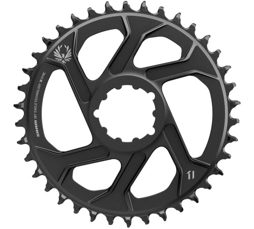 Priekšējā ķēdes riteņa SRAM MTB Eagle X-Sync2 Direct Mount alu 11-speed 6mm offset 38T black