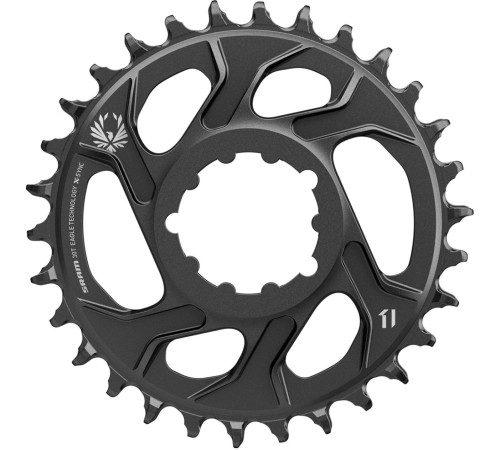 Priekšējā ķēdes riteņa SRAM MTB Eagle X-Sync2 Direct Mount alu 11-speed 3mm offset 30T black