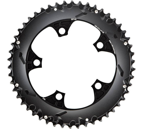 Priekšējā ķēdes riteņa SRAM Road Red B2 X-Glide 110mm alu 2x11-speed 52T black