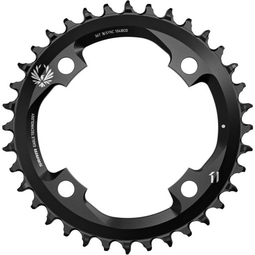 Priekšējā ķēdes riteņa SRAM Eagle X-Sync2 104mm alu 36T black