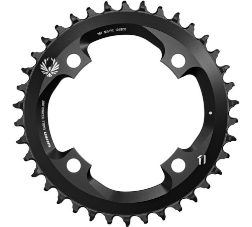 Priekšējā ķēdes riteņa SRAM Eagle X-Sync2 104mm alu 38T black