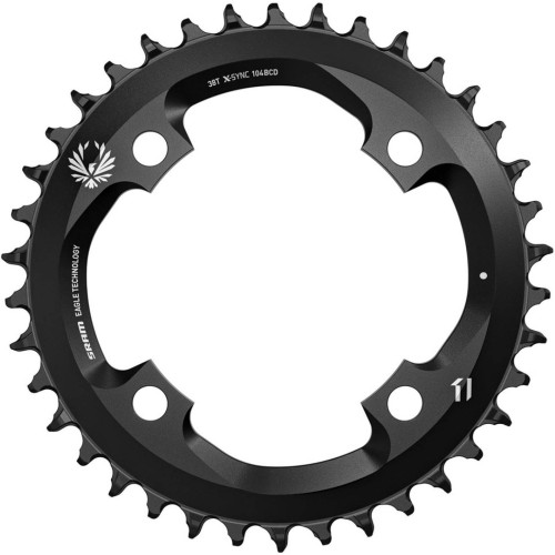 Priekšējā ķēdes riteņa SRAM Eagle X-Sync2 104mm alu 38T black
