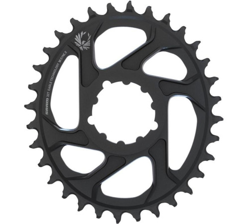 Priekšējā ķēdes riteņa SRAM Eagle X-Sync2 Direct Mount alu Oval 6mm offset 32T black
