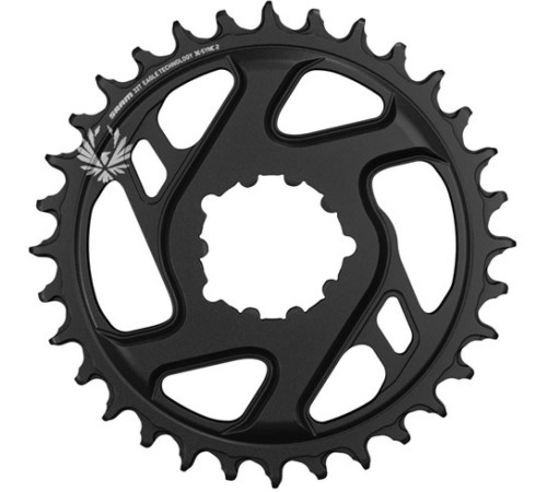 Priekšējā ķēdes riteņa SRAM Eagle X-Sync2 Direct Mount steel 6mm offset 30T black