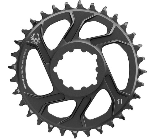 Priekšējā ķēdes riteņa SRAM Eagle X-Sync2 SL Direct Mount alu 6mm offset 36T lunar grey