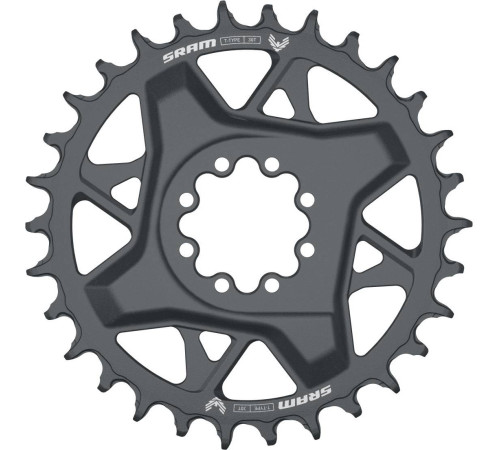 Priekšējā ķēdes riteņa SRAM GX Eagle T-Type D1 Direct Mount 3mm offset 30T grey