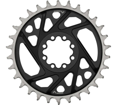 Priekšējā ķēdes riteņa SRAM XX Eagle T-Type D1 Direct Mount 3mm offset 30T black