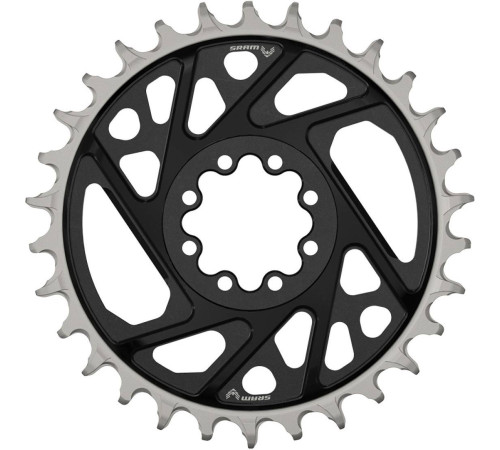 Priekšējā ķēdes riteņa SRAM XX Eagle T-Type D1 Direct Mount 3mm offset 32T black