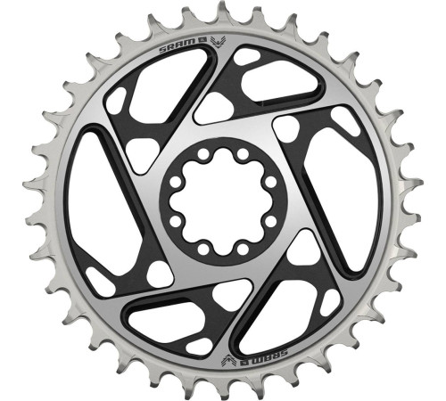 Priekšējā ķēdes riteņa SRAM XX SL Eagle T-Type D1 Direct Mount 0mm offset 34T black