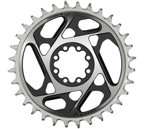 Priekšējā ķēdes riteņa SRAM XX SL Eagle T-Type D1 Direct Mount 3mm offset 32T black