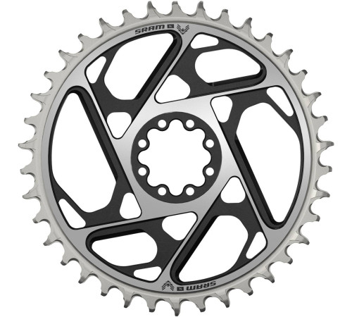 Priekšējā ķēdes riteņa SRAM XX SL Eagle T-Type D1 Direct Mount 3mm offset 38T black