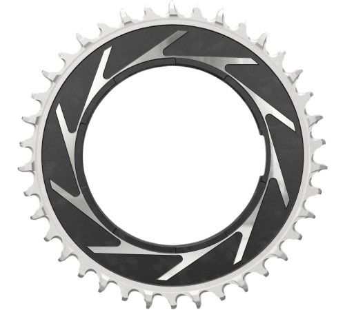 Priekšējā ķēdes riteņa SRAM XX SL Eagle T-Type D1 Thread Mount 0mm offset 38T black-silver