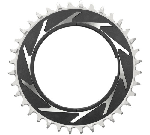 Priekšējā ķēdes riteņa SRAM XX SL Eagle T-Type D1 Thread Mount 3mm offset 36T black-silver
