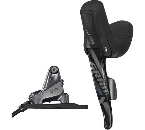 Priekšējās disku bremzes SRAM Force hydraulic flat mount with dropper actuator