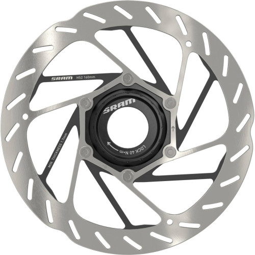 Disc brake rotor SRAM HS2 Rounded 160mm C-Lock