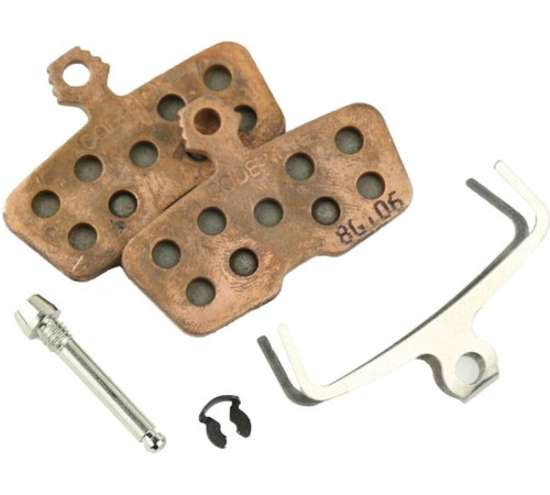 Disc brake pads Avid Code 2011+/Guide Re/G2 Re/DB8 organic with alu backplate