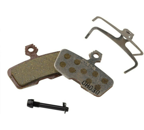 Disc brake pads Avid Code 2011+/Guide Re/G2 Re/DB8 organic with steel backplate