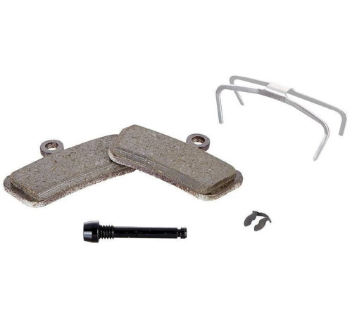 Disc brake pads SRAM Trail/Guide/G2 organic with alu backplate