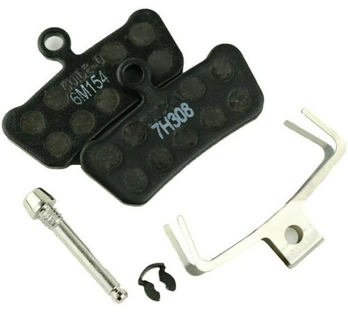 Disc brake pads SRAM Trail/Guide/G2 organic with steel backplate