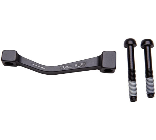 Mount adapter for disc brake SRAM Post Mount front 180mm/rear 160mm with stainless steel bolts 20mm CPS+standard