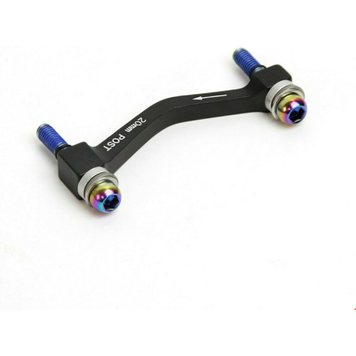 Mount adapter disc brake SRAM PM front 180mm/rear 160mm rainbow 20mm CPS+standard