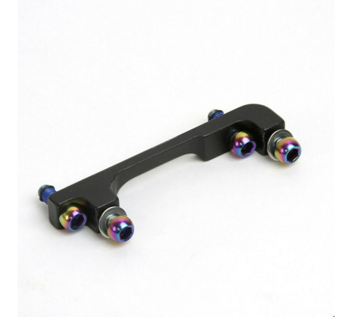 Mount adapter disc brake SRAM PM front 200mm/rear 180mm rainbow 40mm standard