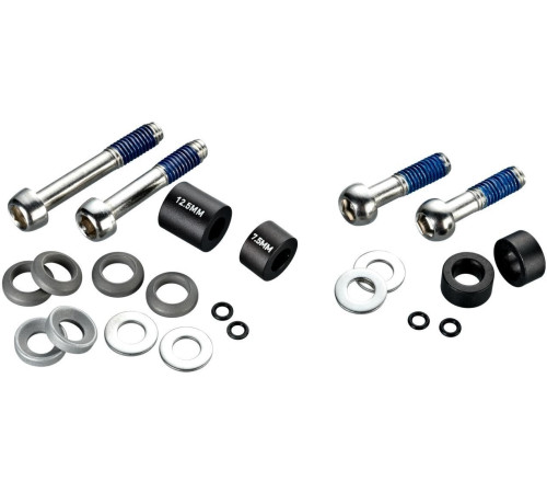 Disc brake caliper fixing bolts Avid stainless front 180mm/rear 160mm PM 20mm CPS+standard set