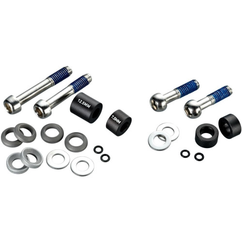 Disc brake caliper fixing bolts Avid stainless front 180mm/rear 160mm PM 20mm CPS+standard set