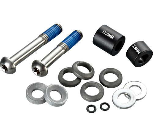 Disc brake caliper fixing bolts Avid titanium T25 front 180mm/rear 160mm PM 20mm CPS set