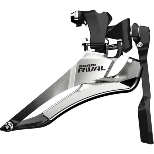 Priekšējais pārslēdzējs SRAM Rival 22 Yaw Braze-on 2x11-speed with chain spotter