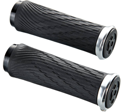 Stūres rokturi SRAM for Grip Shift 122mm Lock-on single clamp black-silver