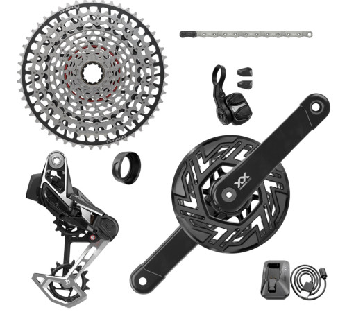 Groupset SRAM XX Eagle T-Type AXS E-MTB 104BCD 1x12-speed 165mm 36Tx10-52T