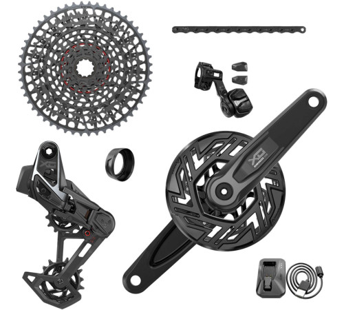 Groupset SRAM X0 Eagle T-Type AXS E-MTB 104BCD 1x12-speed 165mm 36Tx10-52T