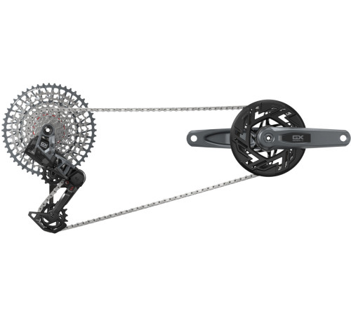 Groupset SRAM GX Eagle T-Type AXS E-MTB Bosch 1x12-speed 165mm 36Tx10-52T