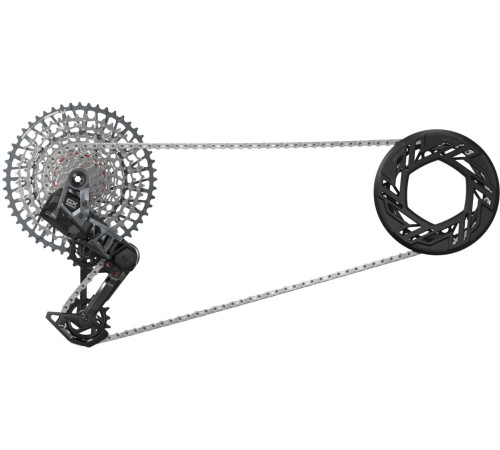 Groupset SRAM GX Eagle T-Type AXS E-MTB 104BCD 1x12-speed 165mm 36Tx10-52T