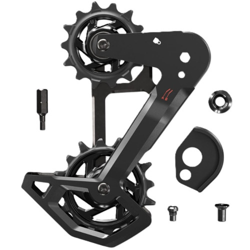 Tension and guide pulley set SRAM Eagle AXS T-Type alu full cage