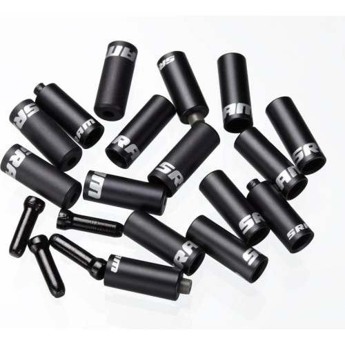 Shifting system caps set SRAM alu black