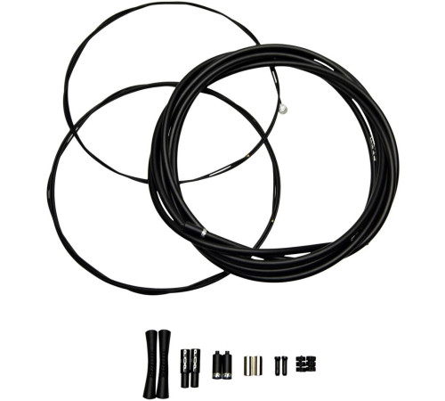 Shifting and brake cable kit with housing SRAM Road and MTB slick stainless black
