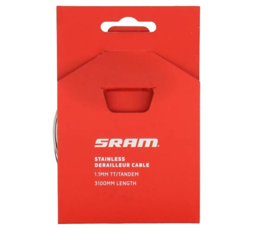 Shifting cable SRAM stainless 1.1x3100mm for TT and tandem