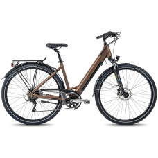 Elektriskais velosipēds ProEco:ON Wave LTD 1.0 504Wh brown-black-17" / M